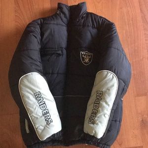 Raiders puff jacket